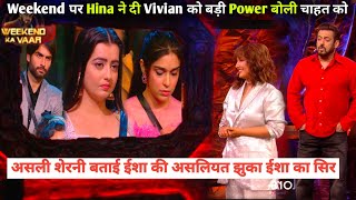 Bigg Boss 18 Live Weekend Ka Vaar Salman Hina Gave Khan Big Power Vivian Dsena Chahat Expose Eisha [upl. by Blinny]