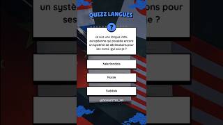 Les langues dévoilent leurs secrets  🌍🗣️ Saurastu deviner  quizz shorts énigmes languages [upl. by Grubman]