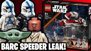 LEGO Leaks 2024 LEGO Star Wars 75378 BARC Speeder Escape mit Kelleran Beq  LEGO News [upl. by Ybsorc]