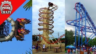 Top 10 BIZARRE Roller Coasters [upl. by Analak]