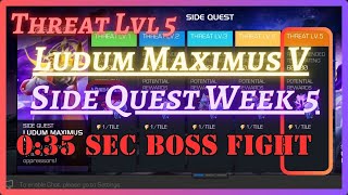 MCOC  September Side Quest Week 5  Count Nefaria Boss Fight  Ludum Maximus V  Threat Lvl 5 [upl. by Nosneh744]