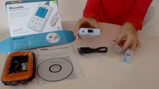 Unboxing Oxímetro de Pulso Rossmax Medical SpO2 SA210 [upl. by Naillimixam446]