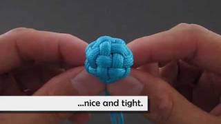 How to Make a Tiny Globe Knot by TIAT [upl. by Ariait]