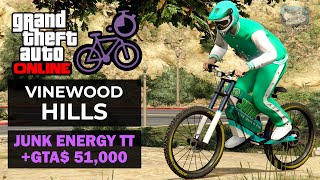 GTA Online Junk Energy Time Trial  Vinewood Hills Under Par Time [upl. by Akiria]