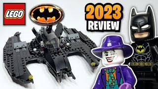 LEGO Batman 89 Batwing Batman vs The Joker 76265  2023 EARLY Set Review [upl. by Notniw]