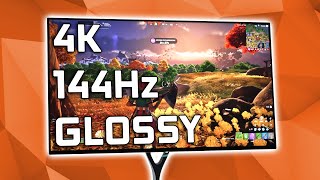 Finally  4K 144Hz Glossy HDR Gaming Monitor Review [upl. by Janik]