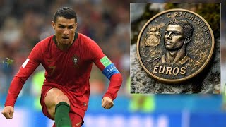 PORTUGAL LAUNCHED LIMITED EDITION OF 7 EURO COIN TO HONOUR CRISTIANO RONALDO CR7 cristianoronaldo [upl. by Hairam]