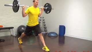 How to Do a Barbell Split Squat  Mens Health [upl. by Bobbie]