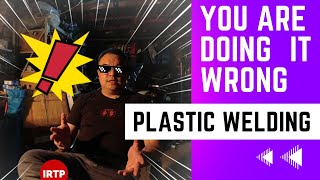 How to do PLASTIC WELDING at Home Watch This Before You Start [upl. by Anavlis]