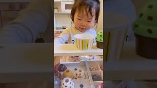 Adorable toddler opens up her own ice cream shop [upl. by Aiela523]