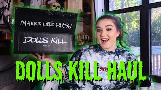 DOLLS KILL HALLOWEEN COLLECTION HAUL  SO MANY SPOOKY CLOTHES [upl. by Isnyl]