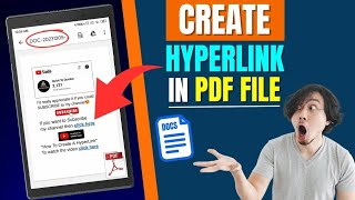 How To Create HyperLink In Pdf File [upl. by Sivart751]