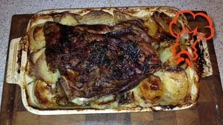 What2Eat  Slow Roasted Lamb Shoulder with Boulangere Potatoes [upl. by Orme]