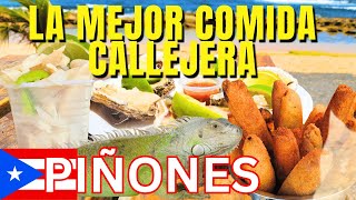 Chinchorreo en Piñones  LA MEJOR COMIDA CALLEJERA DE PUERTO RICO [upl. by Pacifica]