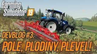 POLE PLODINY PLEVEL  Farming Simulator 19 DevBlog 3 [upl. by Garnes778]