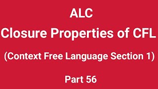 Closure properties of context free language part 1 in tamil [upl. by Leiand]