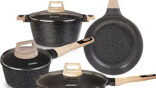 Agaro nonstick granite cookware set Links description lo ichanu visit cheyandi [upl. by Onitnerolf]