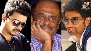 Rajini compares Atharva with Vijay  Kanithan Movie  Hot Tamil Cinema News [upl. by Ahsienot800]