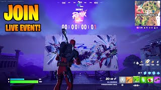 How To Join amp Get Chapter 2 Remix The Prelude Live Event NOW EARLY Map Code Playlist in Fortnite [upl. by Feer]