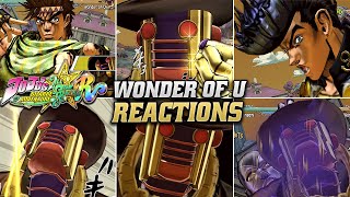 Wonder of Us Reactions  JoJos Bizarre Adventure AllStar Battle R [upl. by Deryl]