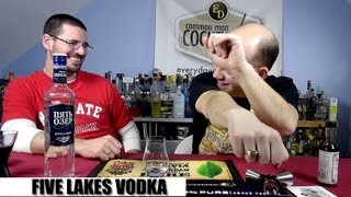 Five Lakes Vodka Review Tasting [upl. by Itak]