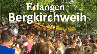 Die Erlanger Bergkirchweih 2024  ältestes Bierfest in Deutschland [upl. by Cory]