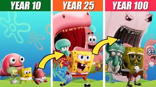 SpongeBob Characterss Life  SPORE [upl. by Annawek]