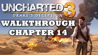 SPOILERS Uncharted 3 Walkthrough Chapter 14 Part 1422 HD [upl. by Laurella]