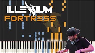 Illenium  Fortress ft Joni Fatora Piano Cover  FREE Sheet MusicMIDI [upl. by Beckett]