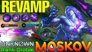 New Revamp Moskov Perfect Abyssal Walker  Top Global Moskov Ʉ₦₭₦Ø₩₦  Mobile Legends [upl. by Ynolem]