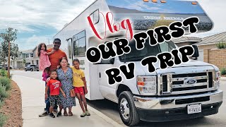 Our First Family RV Trip  VLOG [upl. by Akirat]