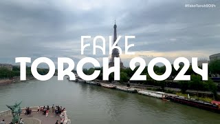 FAKE OLYMPIC TORCH 2024  PARIS Short Version [upl. by Rachelle536]