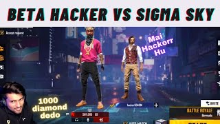 Beta Hacker VS Sigma Sky 😎  Skylord Sigma Rules 🔥 [upl. by Nalrah575]