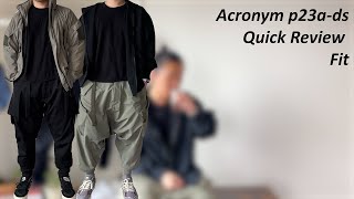 Acronym p23aDS Quick Review and Fits [upl. by Enicar]