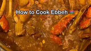 How to cook Ebbeh the most famous street food in The Gambia ￼ [upl. by Yarrum]