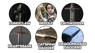 Every Game of Thrones WEAPON Explained in 13 Minutes [upl. by Eycal427]