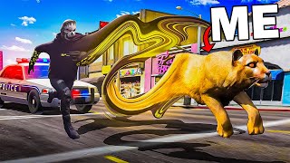 Shapeshifting Animals Destroying Cops In GTA 5 RP [upl. by Purse962]