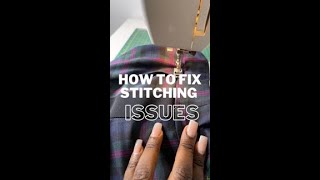 Quick fixes for sewing machine stitching problems [upl. by Anaihsat]