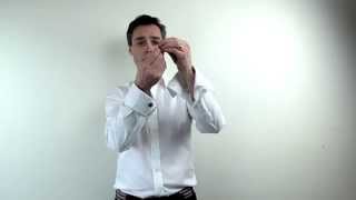 How To Use Cufflinks On A French Cuff Shirt [upl. by Hedda]