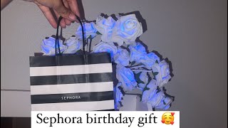 GETTING MY SEPHORA BIRTHDAY GIFT [upl. by Nnyleimaj]