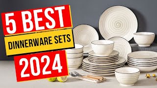 Best Dinnerware Sets In 2024  Top 5 Dinnerware Sets [upl. by Eednarb]