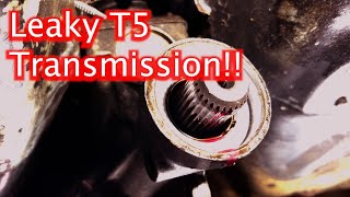 Leaky Tremec T5 transmission [upl. by Ricardama]