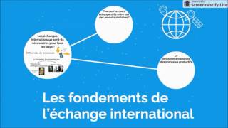 BTS Economie  Th1 Chap4  Les fondements de léchange international [upl. by Gibbeon]