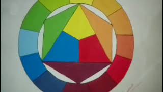 primary colours secondary colours tertiary colour drawing art viralvideo kausar art 🎨🖌️ [upl. by Anaoj]