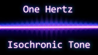 1 Hz Isochronic Tone  Delta Brainwave Entrainment  10 Hours Black Screen [upl. by Kafka489]