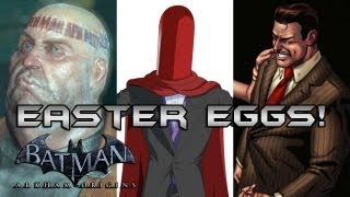 Batman Arkham Origins Red Hood Calender Man and Falcone Family Easter Eggs [upl. by Nappy591]