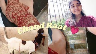 Chand Raat Special ♥️😍  Bakra agaya mera 🥹🫶  Aleeza Danish vlogs 💞 [upl. by Inalel]