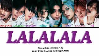 Stray Kids  락 樂 LALALALA Lyrics 스트레이 키즈 락 樂 LALALALA 가사 Color Coded Lyrics [upl. by Leba741]