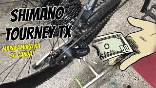 Shimano Tourney TX800 Shifting Test  Mas maganda at MURA pa kaysa sa XTR 🥺  Budget Meal [upl. by Ahtelahs185]