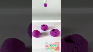 💜Very Satisfying Kinetic Sand video💜shorts [upl. by Enileuqcaj]